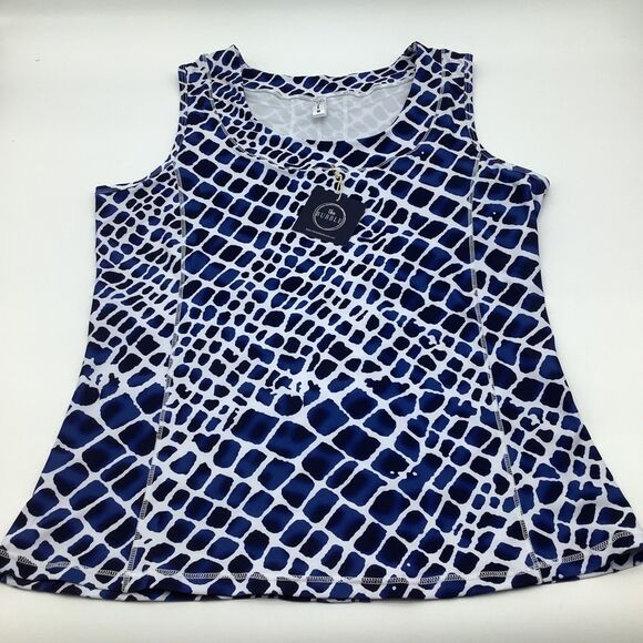 The Bubble Womens Lexi Tank Top Blue Size Medium‎ NWT - Picture 1 of 9